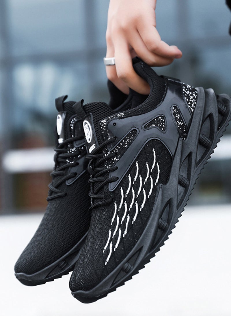 شاربدو أحذية مشي رجالية خفيفة الوزن قابلة للتنفس، شبكة منسوجة، أحذية ركض كاجوال للرجال، أحذية تنس للتمرين، أحذية رياضية مضادة للانزلاق للرجال - Image 4