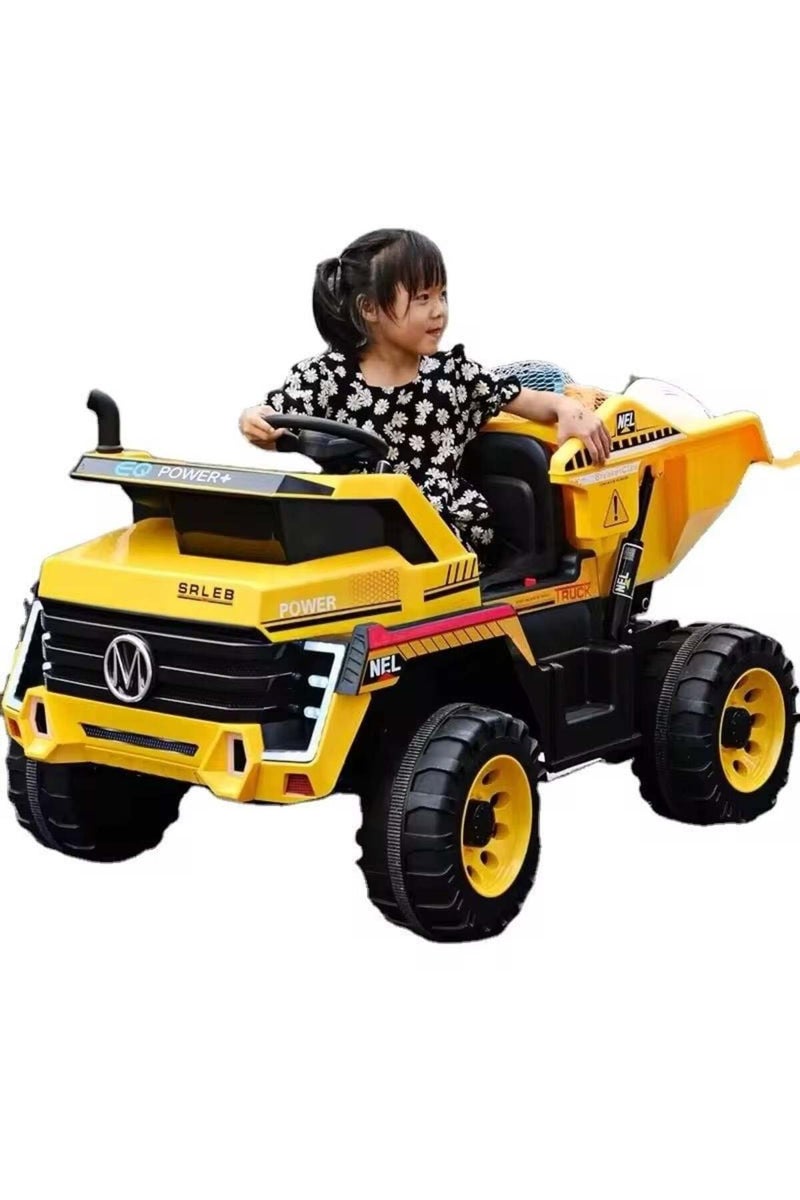 Electric Kids Dump Truck – Yellow for Boys - Image 2