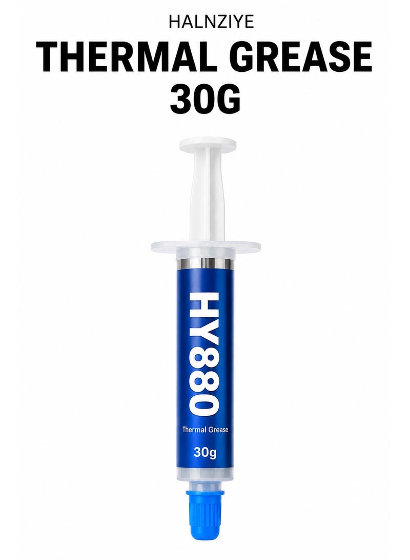 HALNZIYE HY880 Thermal Grease 30G Nanometer Thermal Paste High Performance CPU GPU Heatsink Cooling Compound - Image 1