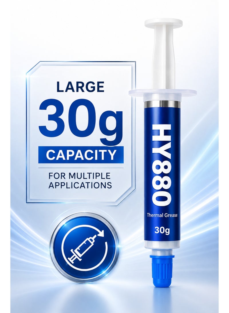 HALNZIYE HY880 Thermal Grease 30G Nanometer Thermal Paste High Performance CPU GPU Heatsink Cooling Compound - Image 4
