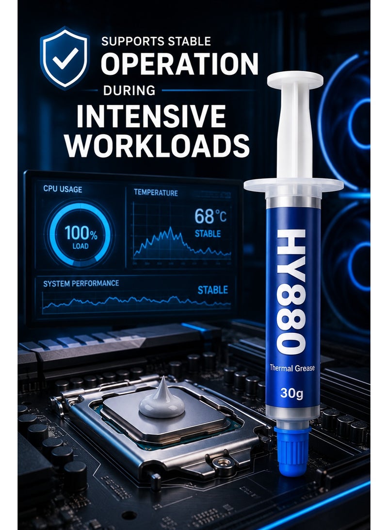HALNZIYE HY880 Thermal Grease 30G Nanometer Thermal Paste High Performance CPU GPU Heatsink Cooling Compound - Image 3