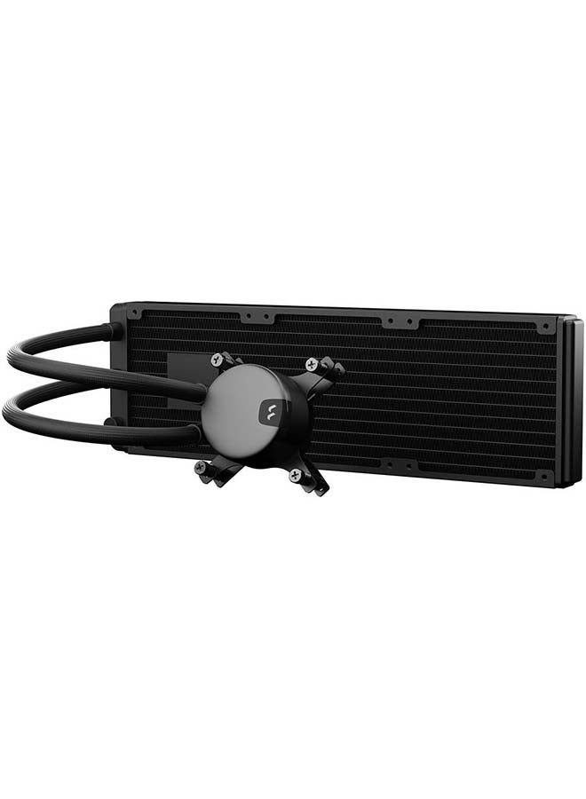 Fractal Design Lumen S36 RGB 360mm AIO CPU Liquid Cooler, LGA 1700 Support, Copper Cold Plate, Aluminium Fins & Radiator, Six ARGB LEDs, 3x 12 RGB PWM Fans, Support LGA 1700/AM5, Black | FD-W-L1-S3612 - Image 5