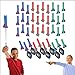 Stomp Rocket Squeeze Rocket 8 Player Party Pack Includes 8 Launchers 40 Soft Foam Rockets Rocket Launcher STEM Gift Ages 4 Up Fun Backyard Outdoor Kids Toys Gifts for Boys Girls - Image 2