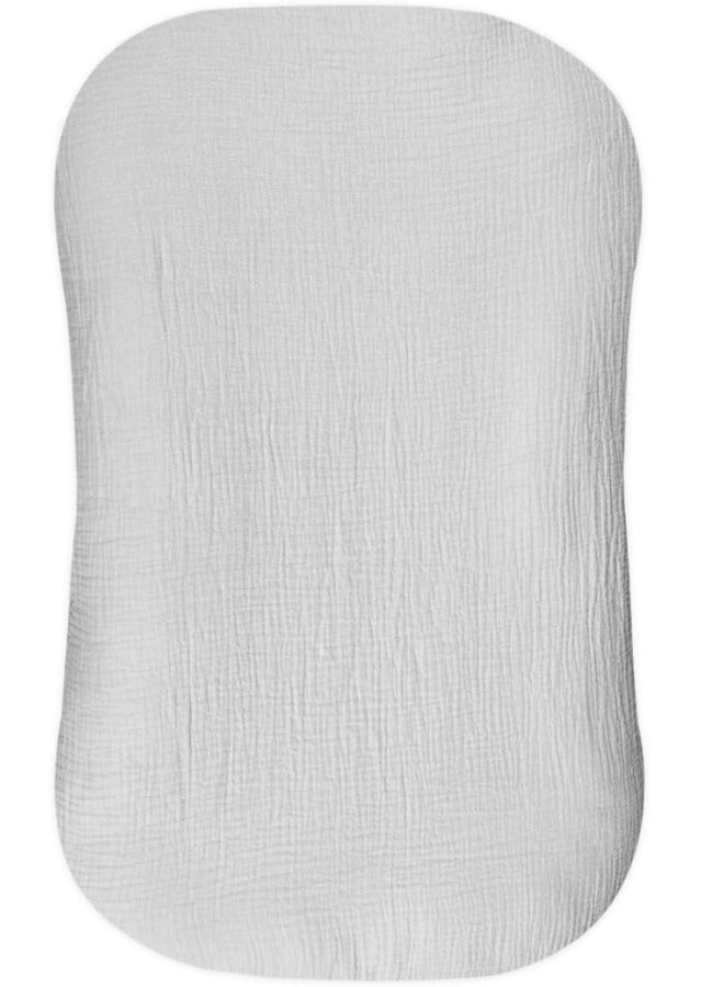 Chase Up Muslin Baby Lounger Cover 2 Pack 100% Cotton Baby Lounger Pillow for Infant Slipcover - Image 2