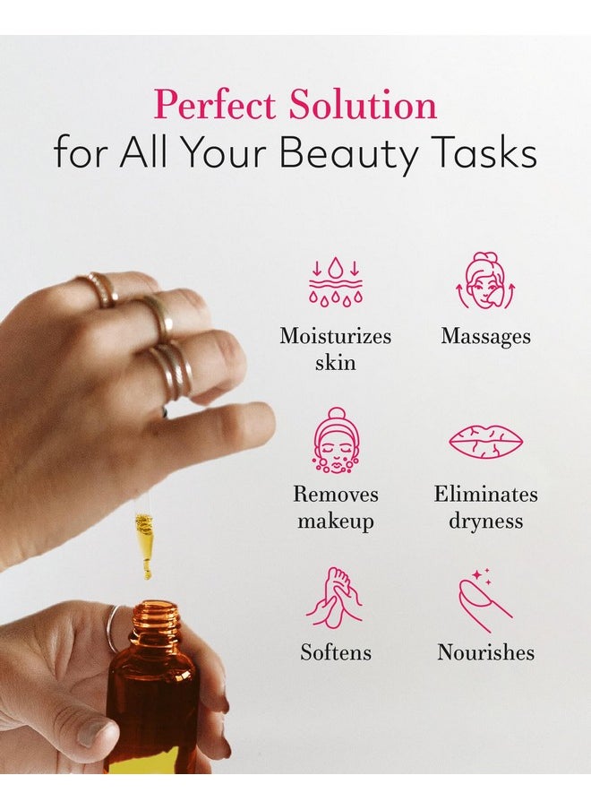 Leven Rose Leven Rose Jojoba Oil Organic, Pure Cold Pressed Natural Unrefined Moisturizer for Skin Hair and Nails 4 oz  - Image 4