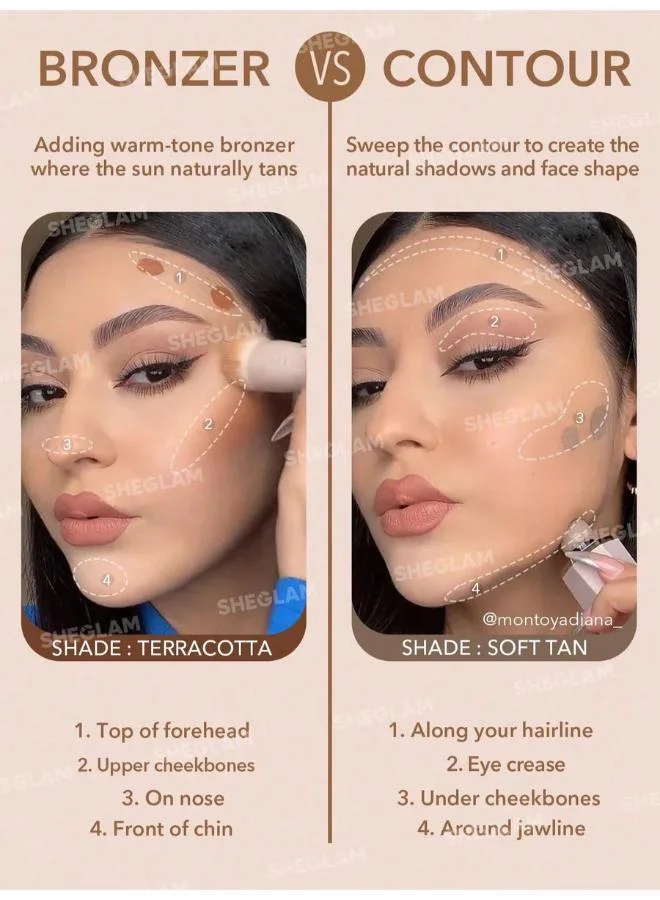 SHEGLAM Sun Sculpt Liquid Contour-Soft Tan Gel Cream Contour