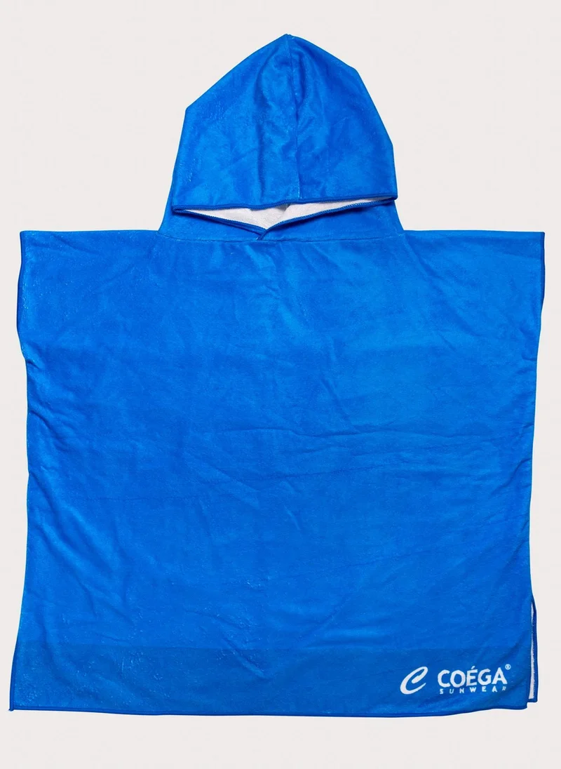 كويجا صن وير COEGA Unisex Child Poncho - Marine Blue