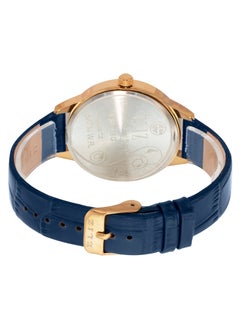 eliz ELIZ ES8736G1RBB SS Caseback & Leather Day-Date Men's Watch  - Image 4