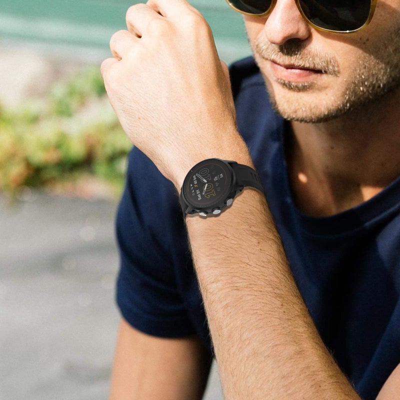 ISABAKE Band for Garmin Forerunner 955/ Forerunner 945/ Forerunner 935 Compatible with Fenix 5/ Fenix 5plus/ Fenix 6/ Fenix 6 Pro/Approach S60 Soft Silicone 22mm Replacement Bands - Image 3