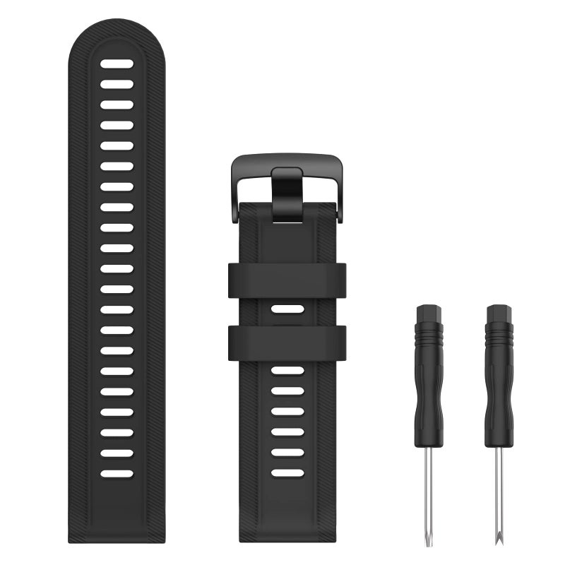 ISABAKE Band for Garmin Forerunner 955/ Forerunner 945/ Forerunner 935 Compatible with Fenix 5/ Fenix 5plus/ Fenix 6/ Fenix 6 Pro/Approach S60 Soft Silicone 22mm Replacement Bands - Image 4