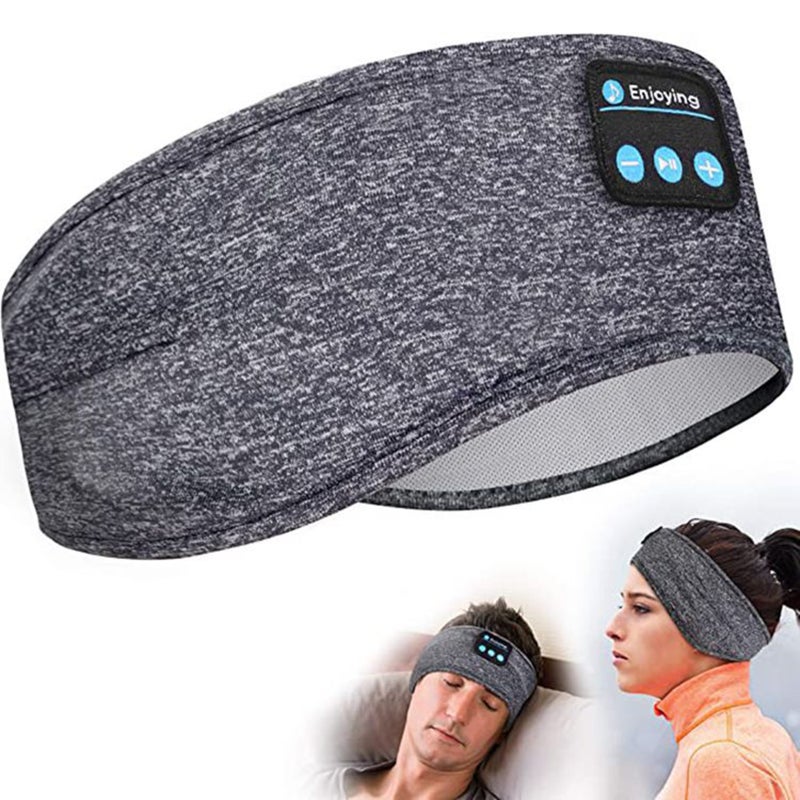 Wireless Headphones: Grey, Soft Materials For Safe Long-Term Wear - Compact Portable Design, 10 Hours Playback, 2.0 Channel Stereo Sound For Daily Music Enjoyment & Hands-Free Use - Image 5