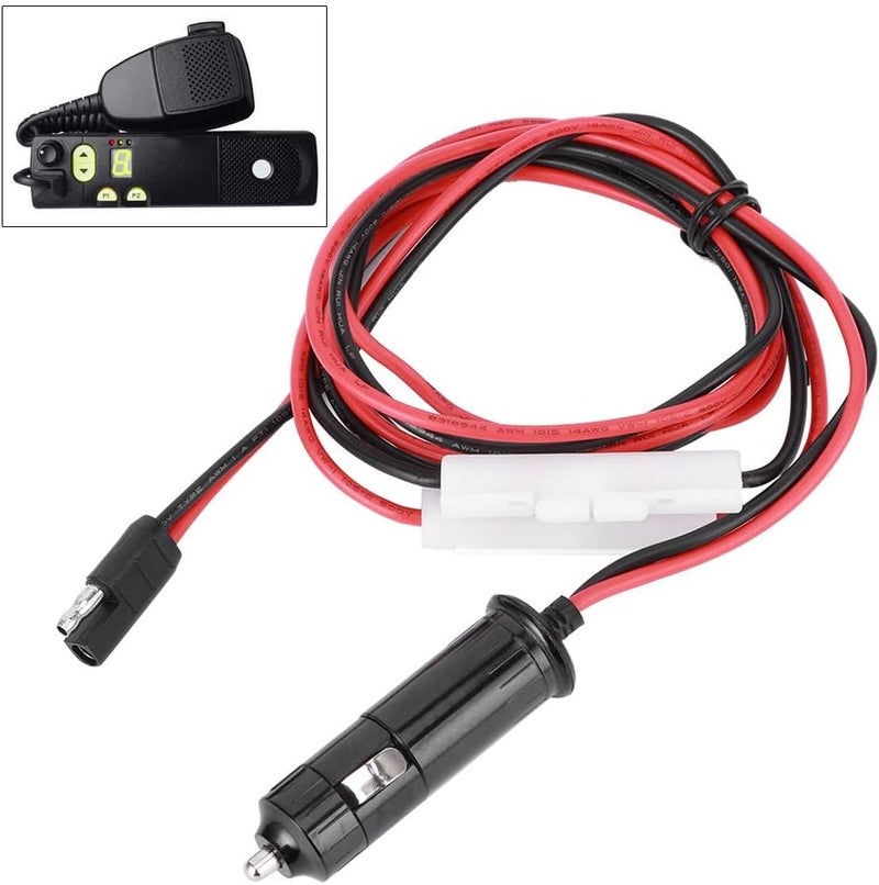 comfrt Cigarette Lighter Adapter, 12V DC Car Radio Power Cable Cigarette Lighter Adapter Fit for Motorola GM3188/GM3688/GM1280/MCX760/CM140 - Image 5