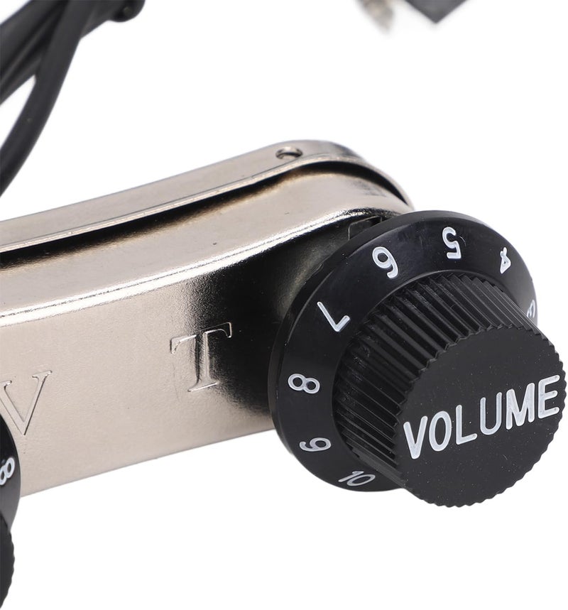 Violin Pickup, Piezo Transducer Bridge Set with Tone Volume Knob Exceptional Sound Quality Amplification Kit for Electric Violin - Image 4