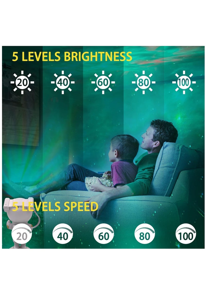 Space Buddy Projector, Astronaut Light Projector, Star Galaxy Night Lights, Nebula Galaxy with Timer and Remote, Kids Gaming Room Bedroom Decor, Christmas, Great Gift for Kids. - Image 5