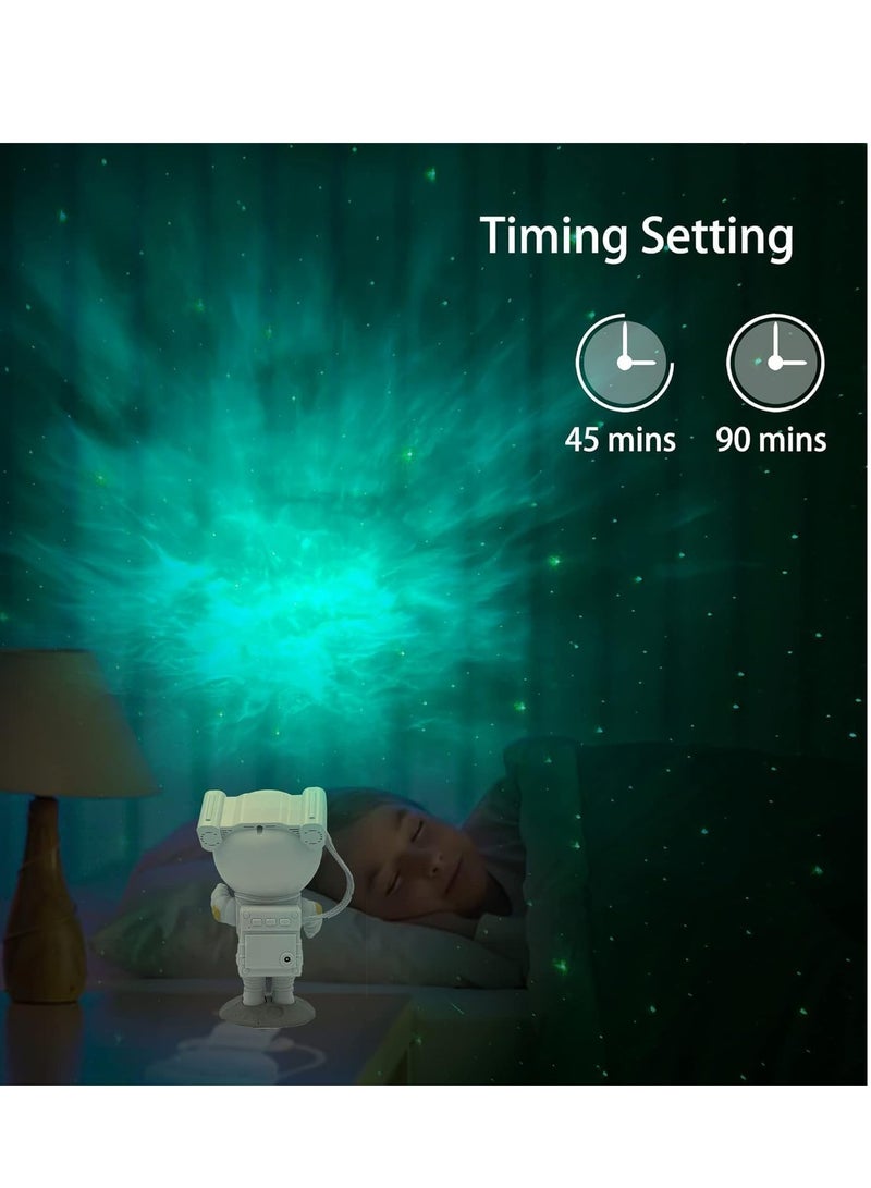 Space Buddy Projector, Astronaut Light Projector, Star Galaxy Night Lights, Nebula Galaxy with Timer and Remote, Kids Gaming Room Bedroom Decor, Christmas, Great Gift for Kids. - Image 4
