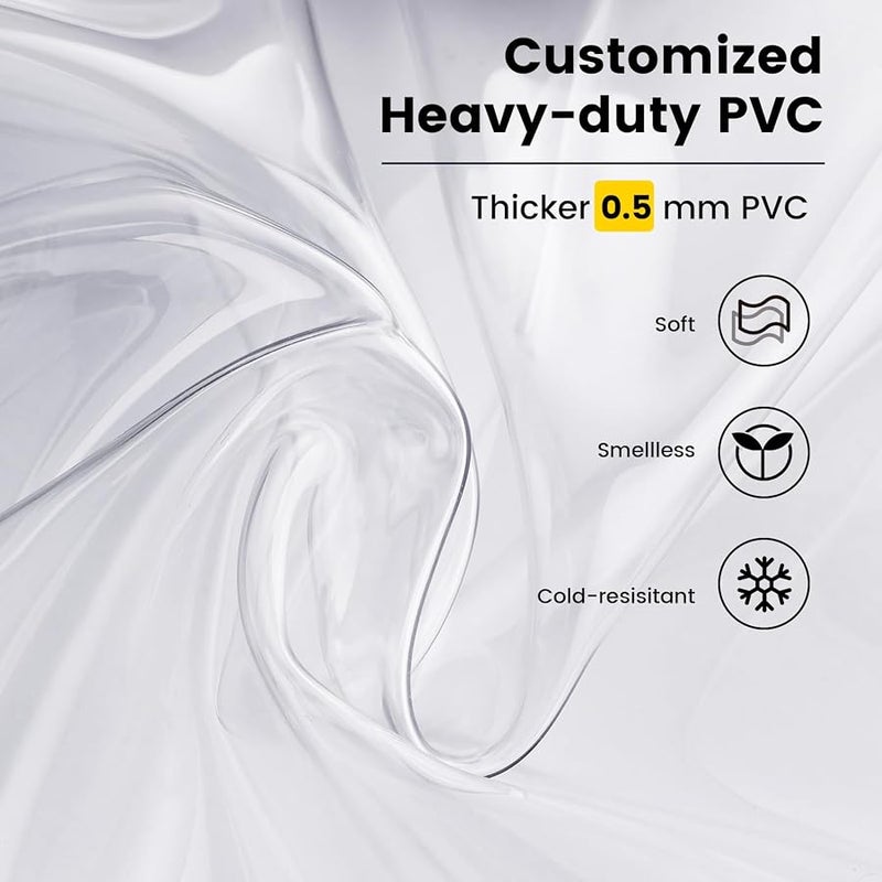 Vorspack Clear Backpack Heavy Duty PVC Transparent Backpack - Image 3