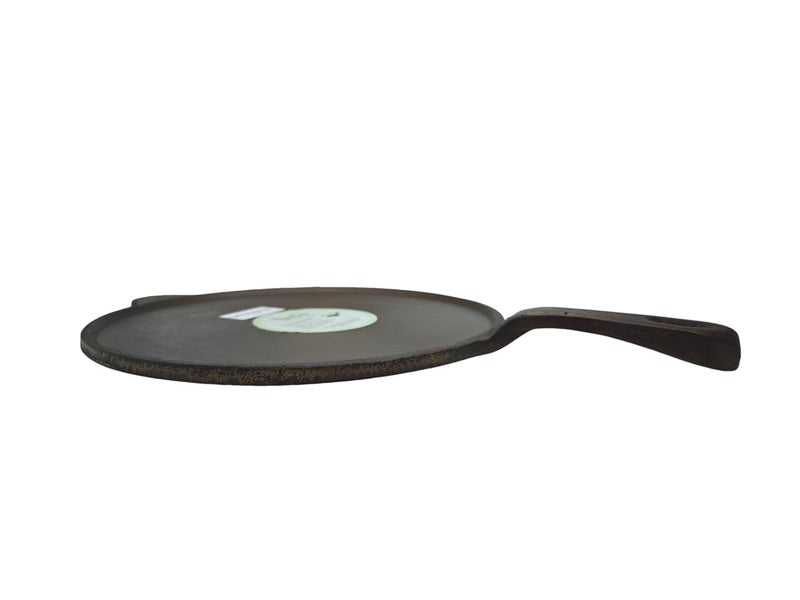 SUTRA Cast Iron Dosa Tawa with Long Handle 10 inch Natural cast Iron Pure cast Iron with Handle - Image 3