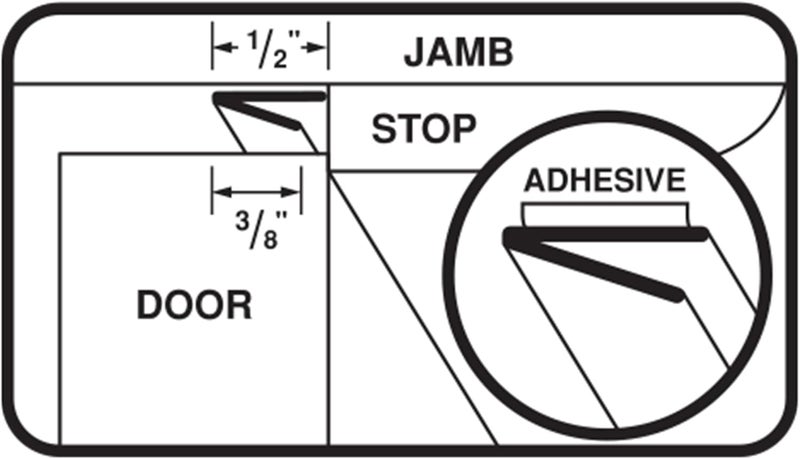 M-D Building Products Flexible V-Seal Weather Stripping for Doors and Windows - 17 Ft Long, Brown - Image 3