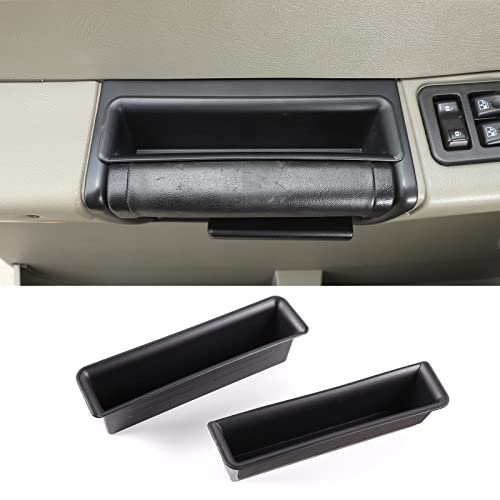 PIUGILH Compatible with Hummer H2 2003-2007 Front Row Door Organizer Storage Tray Armrest Box Phone Container Grab Handle Tray Insert Glove Pallet - Image 1