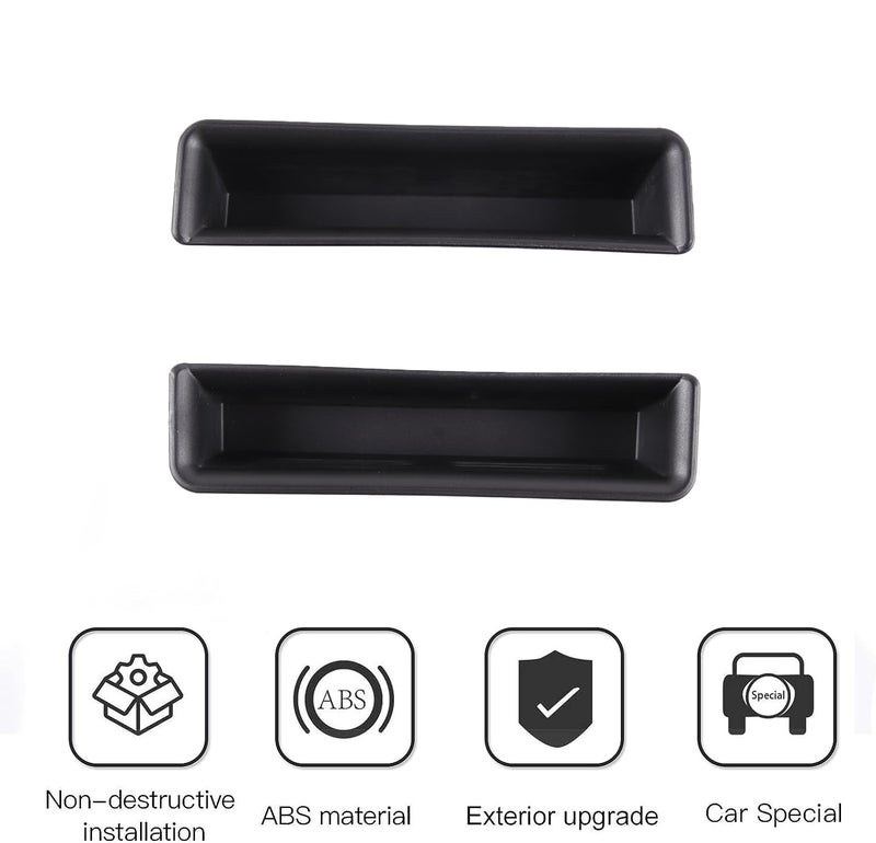PIUGILH Compatible with Hummer H2 2003-2007 Front Row Door Organizer Storage Tray Armrest Box Phone Container Grab Handle Tray Insert Glove Pallet - Image 4