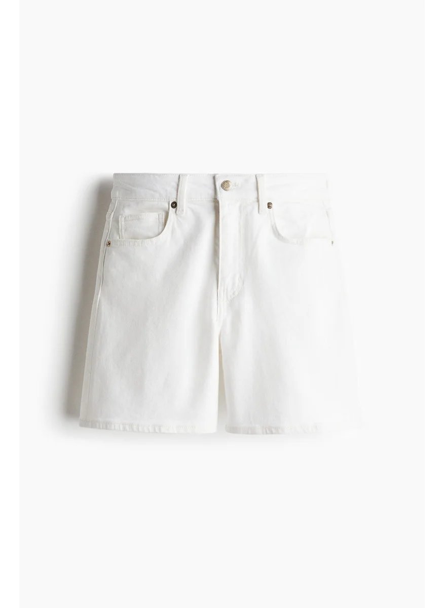 اتش اند ام High-Waisted Denim Shorts