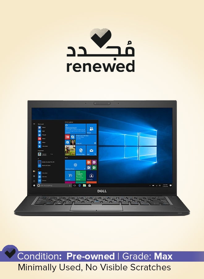 ديل تم تجديده - كمبيوتر محمول Lattidue E7280 بشاشة مقاس 12.5 بوصة، ومعالج Intel Core i7/الجيل السادس/ذاكرة وصول عشوائي سعة 8 جيجابايت/محرك أقراص SSD سعة 256 جيجابايت/بطاقة رسومات Intel HD 520/Windows 10 Pro - Image 1