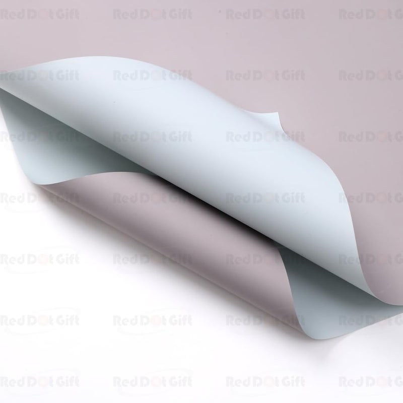 Red Dot Gift REDDOTGIFT Pack of 20 Sheets Gift Wrapping Paper 57x57cm, Double Face Flower Wrap Paper Waterproof Floral Bouquet Packing Paper DIY Craft Gift Packing (14# GREY + COLD GREY) - Image 4