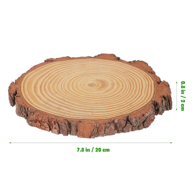 3Pcs Wood Garden Stepping Stones 12x12 Inch Outdoor Path Walkway For Lawn Landscaping - Image 3