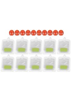 RATSAW 10PACK Baby Food Pouches Reusable Baby Food Storage Portable Manual Baby Fruit Puree Bags Easy to Clean Refillable Baby Fruit Squeeze Bags for Applesauce Yogurt and Puree Group 1  - Image 1