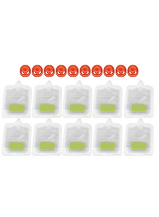 10PACK Baby Food Pouches Reusable Baby Food Storage Portable Manual Baby Fruit Puree Bags Easy to Clean Refillable Baby Fruit Squeeze Bags for Applesauce Yogurt and Puree Group 1 - pzsku/Z09ED9A458E020CAACA90Z/45/_/1701935238/cd6086d5-1767-4fdb-abda-eba82dc362f4