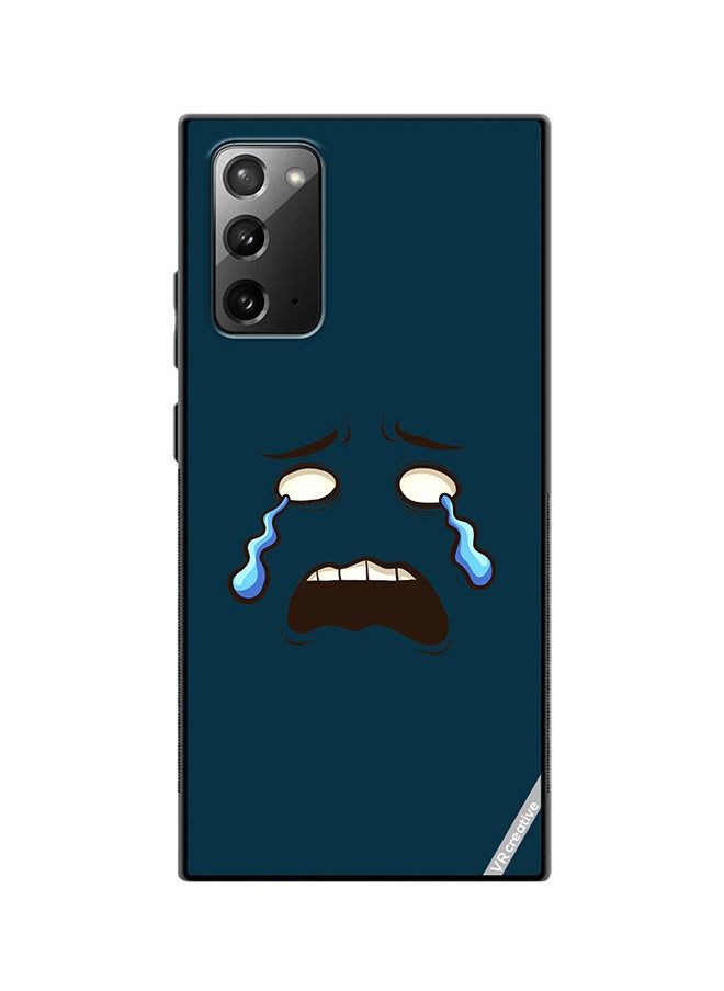 VR CREATIVE - Protective Case Cover For Samsung Galaxy Note20 5G Crying Face Design Multicolour - Image 1