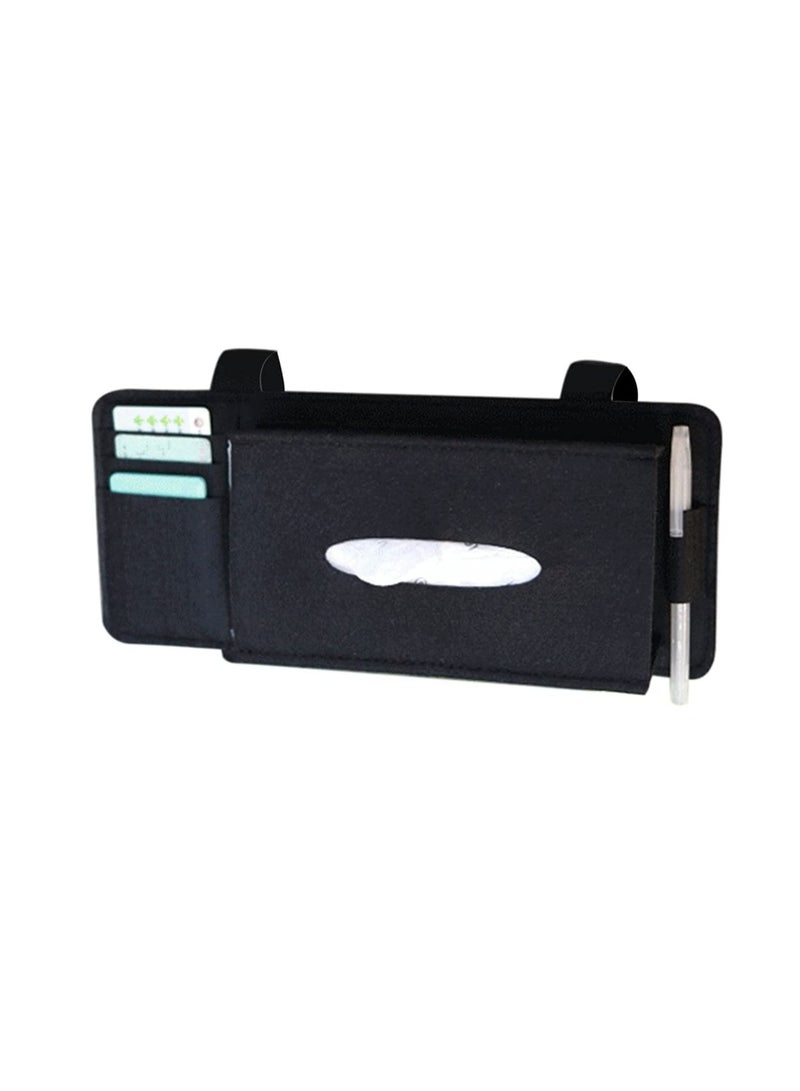 Cool Baby Fashion Car Styling Case Sun Visor Type Wool Felt Hanging Tissue Box Car Napkin Holder Vehicle Accessories Pocket Organizer Pouch Card Storage  - Image 1