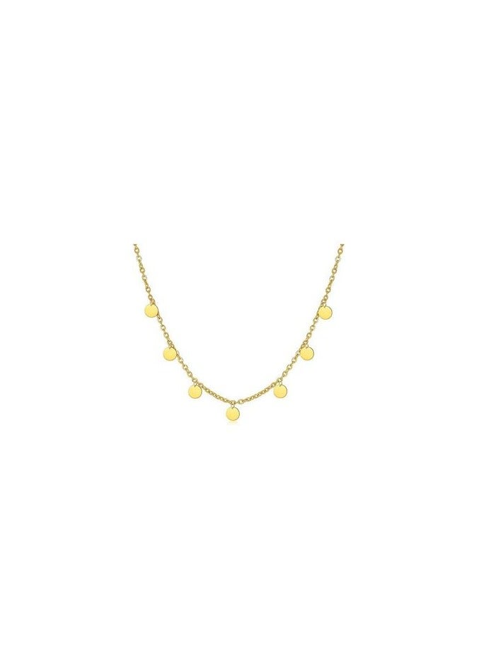 Luxuria 18k gold plated stainless steel short necklace - Image 3