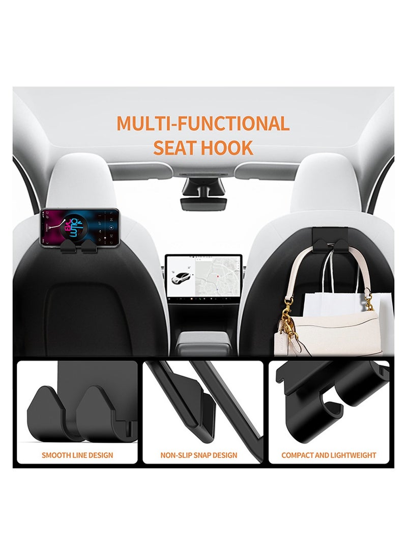 SYOSI 2Pcs Car Specific Glove Box Hook For Tesla Seat Trash Can Designed for Model Y and 3 - Image 3