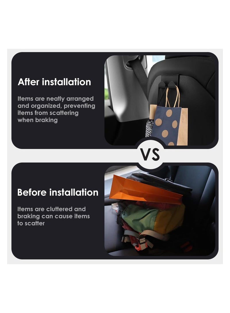 SYOSI 2Pcs Car Specific Glove Box Hook For Tesla Seat Trash Can Designed for Model Y and 3 - Image 5