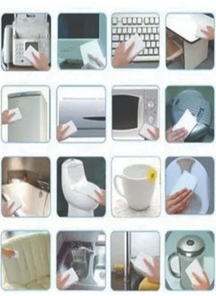 ZCM-HAPPY 40-Piece Magic Sponge Cleaner White  - Image 4