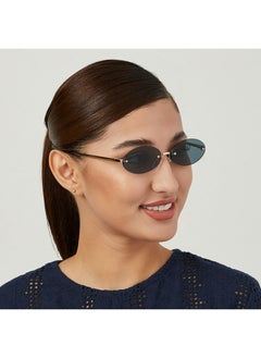 Blackout JENNIFER Women Japanese Gold Sunglasses - Frame Material: Metal - Frame Color: Japanese Gold -Lens Color: Green - Full Rim  - Image 5