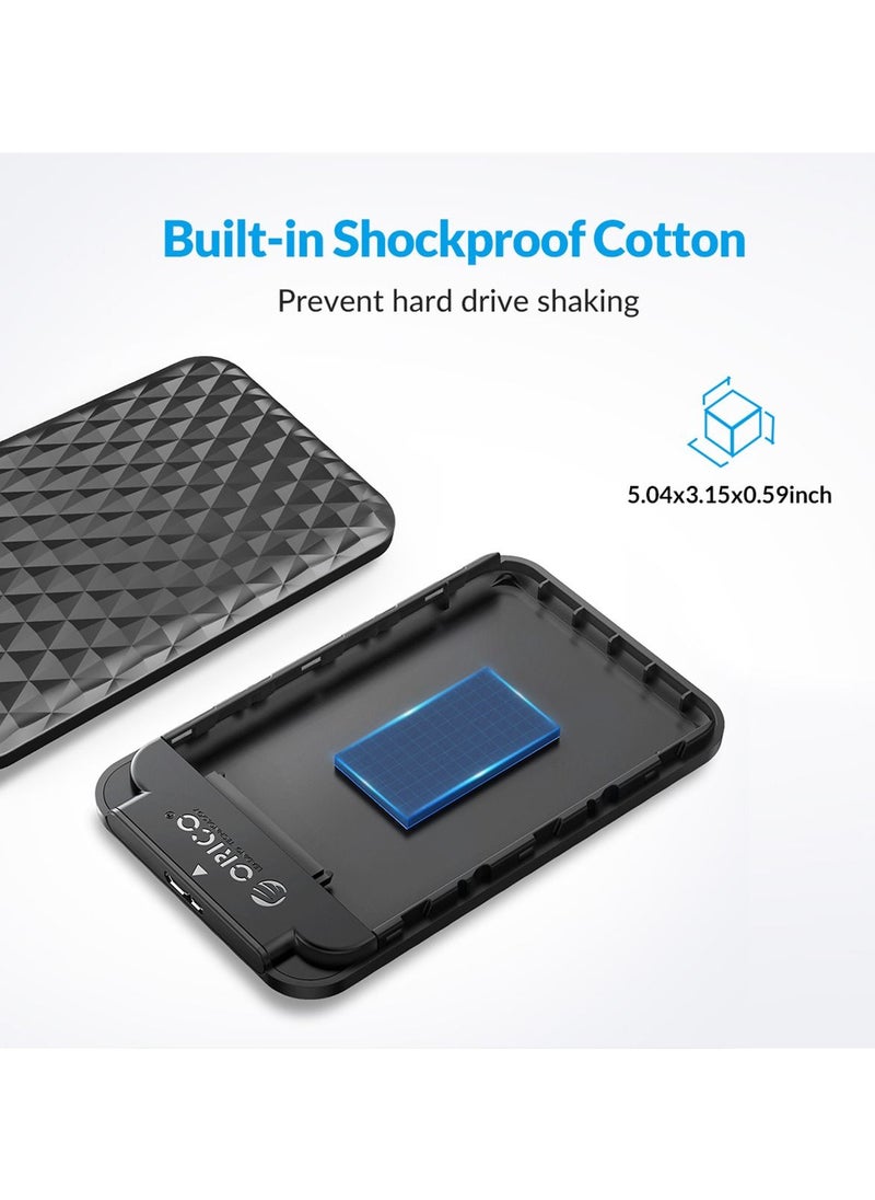 Orico - علبة محرك الأقراص الصلبة الخارجية SATA إلى USB C لمحرك الأقراص الصلبة SSD مقاس 2.5 بوصة SATA HD Externo للكمبيوتر الشخصي - Image 1