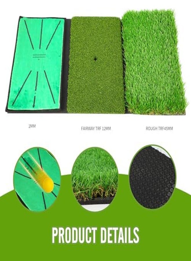 CookoPRO Golf Chipping Net Set,Pop Up Net with Durable Rubber Training Mat,10 Golf Tees,6 Practice Balls,6 Foam Balls and Carry Bag for Indoor & Outdoor Game - Image 4
