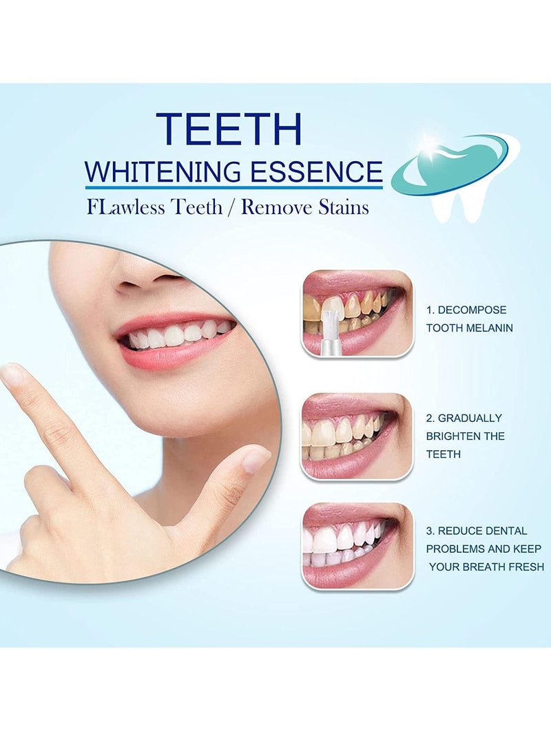 SYOSI Teeth Whitening Essence Pen, Teeth Whitening Pen, Purely White Deluxe Teeth Whitening Kit, Fast and Effective Removal Tooth Stain Removal - Image 3