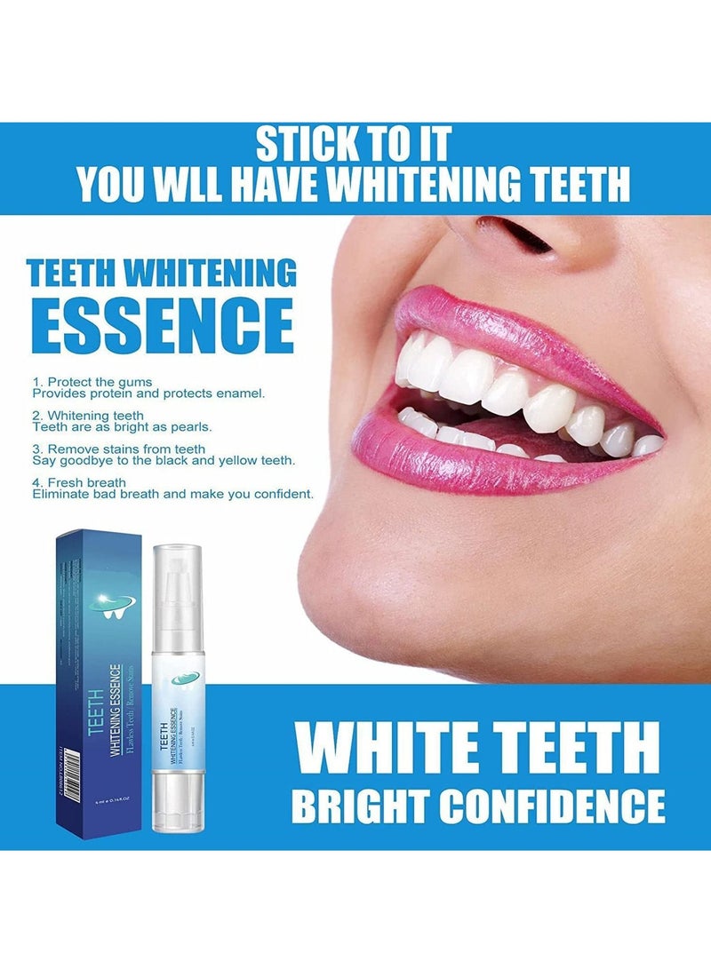 SYOSI Teeth Whitening Essence Pen, Teeth Whitening Pen, Purely White Deluxe Teeth Whitening Kit, Fast and Effective Removal Tooth Stain Removal - Image 2