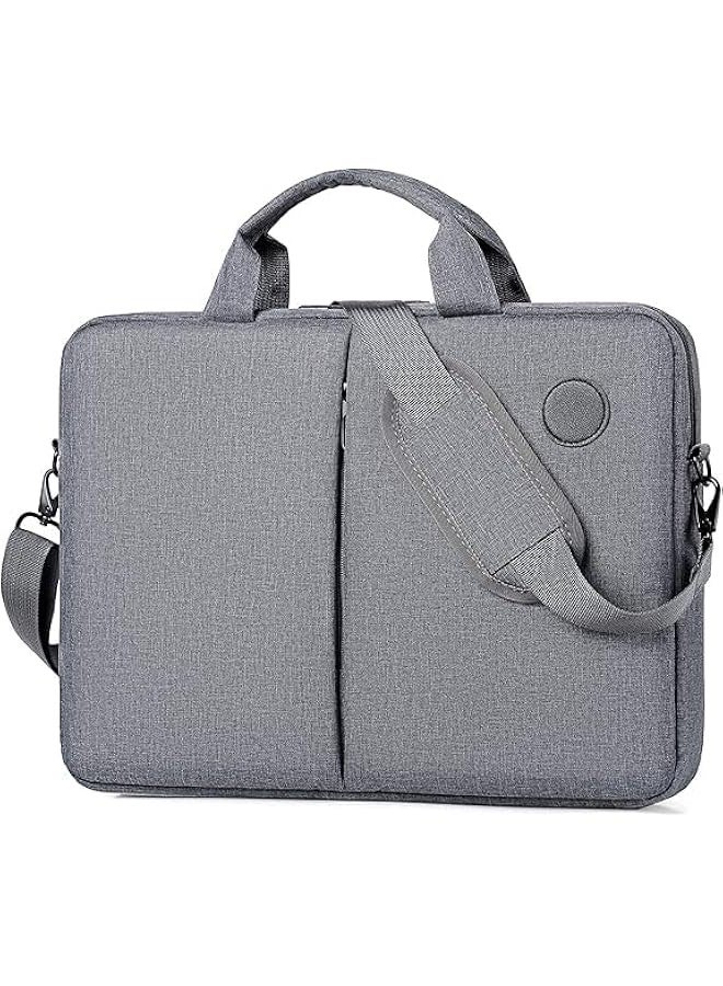 TRASSLE Laptop Bag 15.6 Inch, Business Briefcase Gifts for Men Women, Water Resistant Messenger Shoulder Bag with Strap, Premium Office Bag, Carry On Laptop Case for Notebook/Computer/Laptop - Image 1