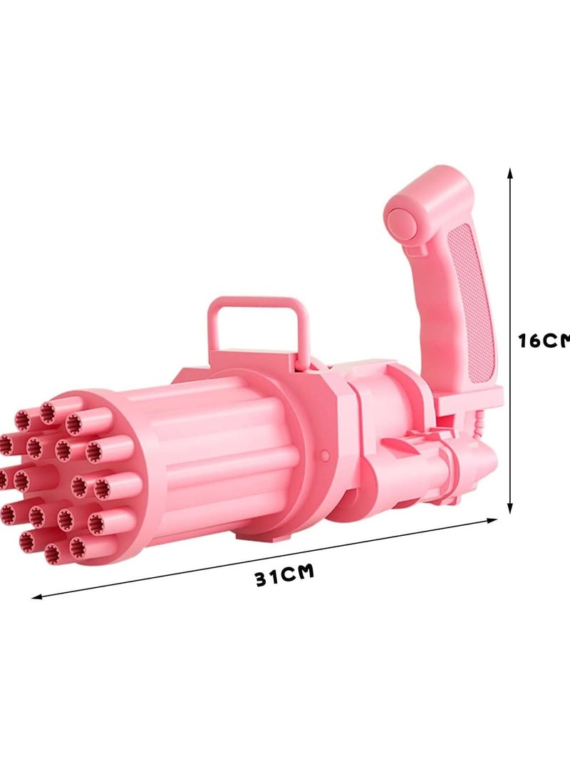Electric bubble making gun toy with 18 holes  - Image 3