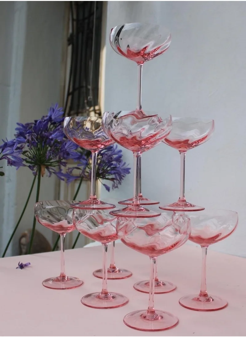 Anna Von Lipa Limoux Champagne Saucer Rosa