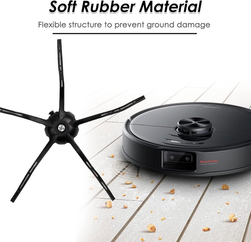 تشين بيك فرش جانبية قطع غيار بديلة لسلسلة Roborock S7 S7 S7 S7+ S7 MAXV Ultra Q7 Max Q7 Max+ S8 Pro Ultra S8 S8+، Q5 Max+، S8 MaxV Ultra، Q5 Pro+، Q8 Max+، Q Revo، Qrevo Pro، Qrevo S، Qrevo Master - Image 3