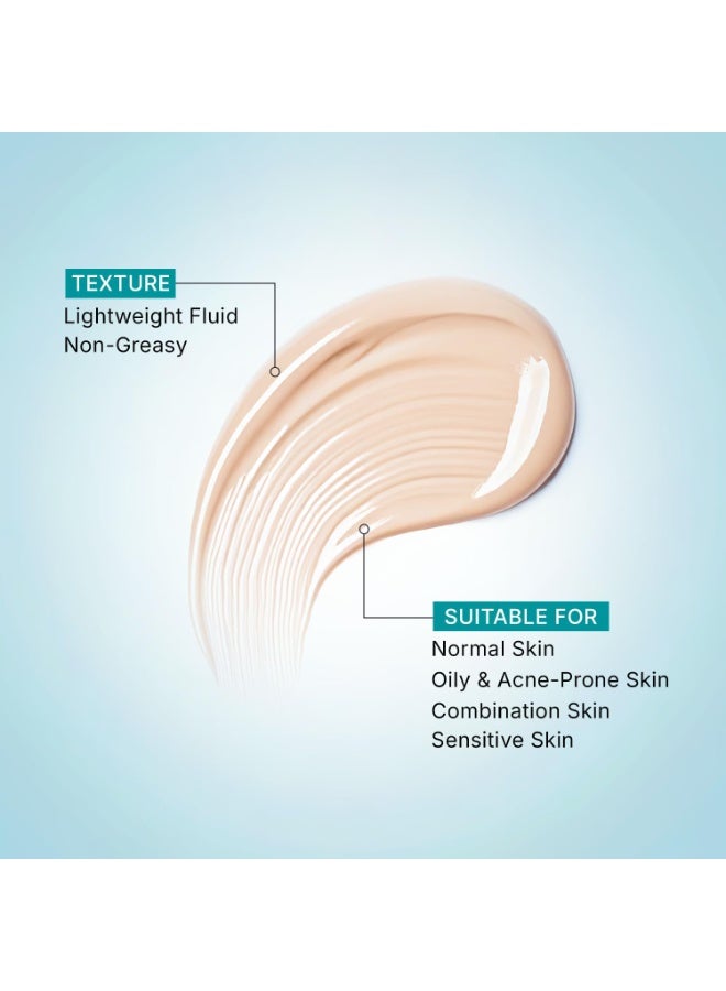 PILGRIM Korean White Lotus Tinted Sunscreen SPF 50+ PA++++ with 3% Niacinamide | No White Cast |Prevents Tanning | Lightweight | For All Skin Types | For Women and Men | 50ml  - Image 5