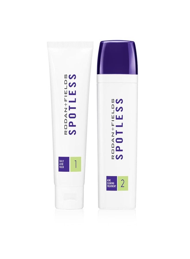 Rodan Fields Rodan + Fields Spotless Regimen | Benzoyl Peroxide Face Wash for Sensitive Skin | Skincare Sets & Kits | Skin Care for Adults & Teens with Stubborn Acne | All Skin Types - Image 1