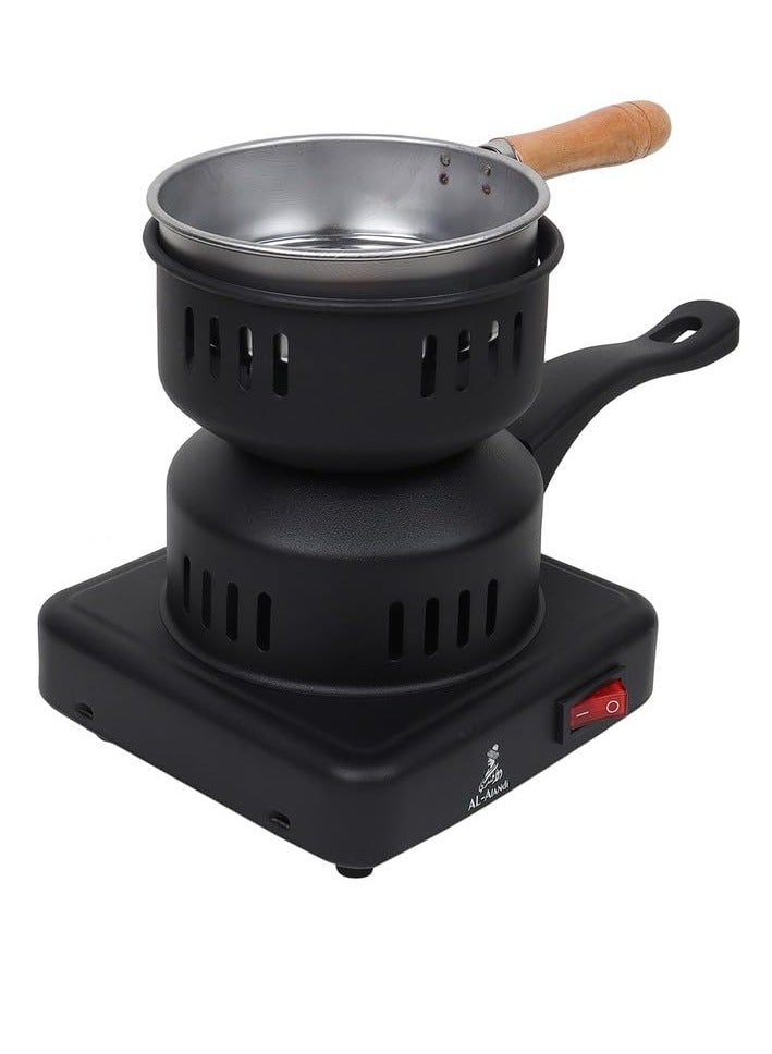 ELTRAZONE Electric Charcoal Burner & Lighter – Hot Stove Tool for Efficient Heating (Black)  - Image 1