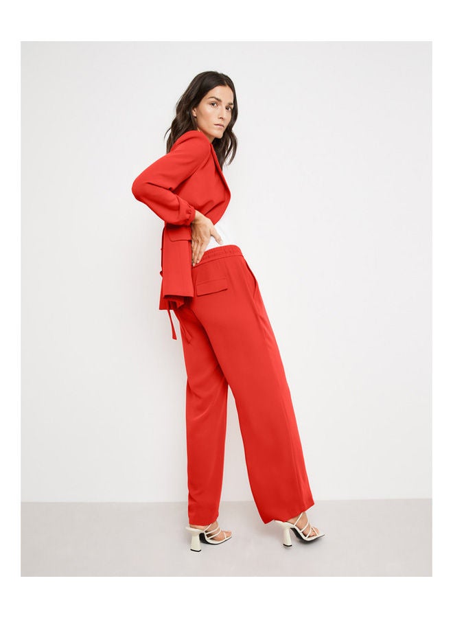 GERRY WEBER Wide trousers with vertical pintucks  - Image 4
