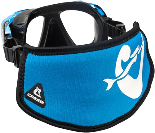 Cressi Simply Neo Mask Strap Cover, Blue/White - Image 5
